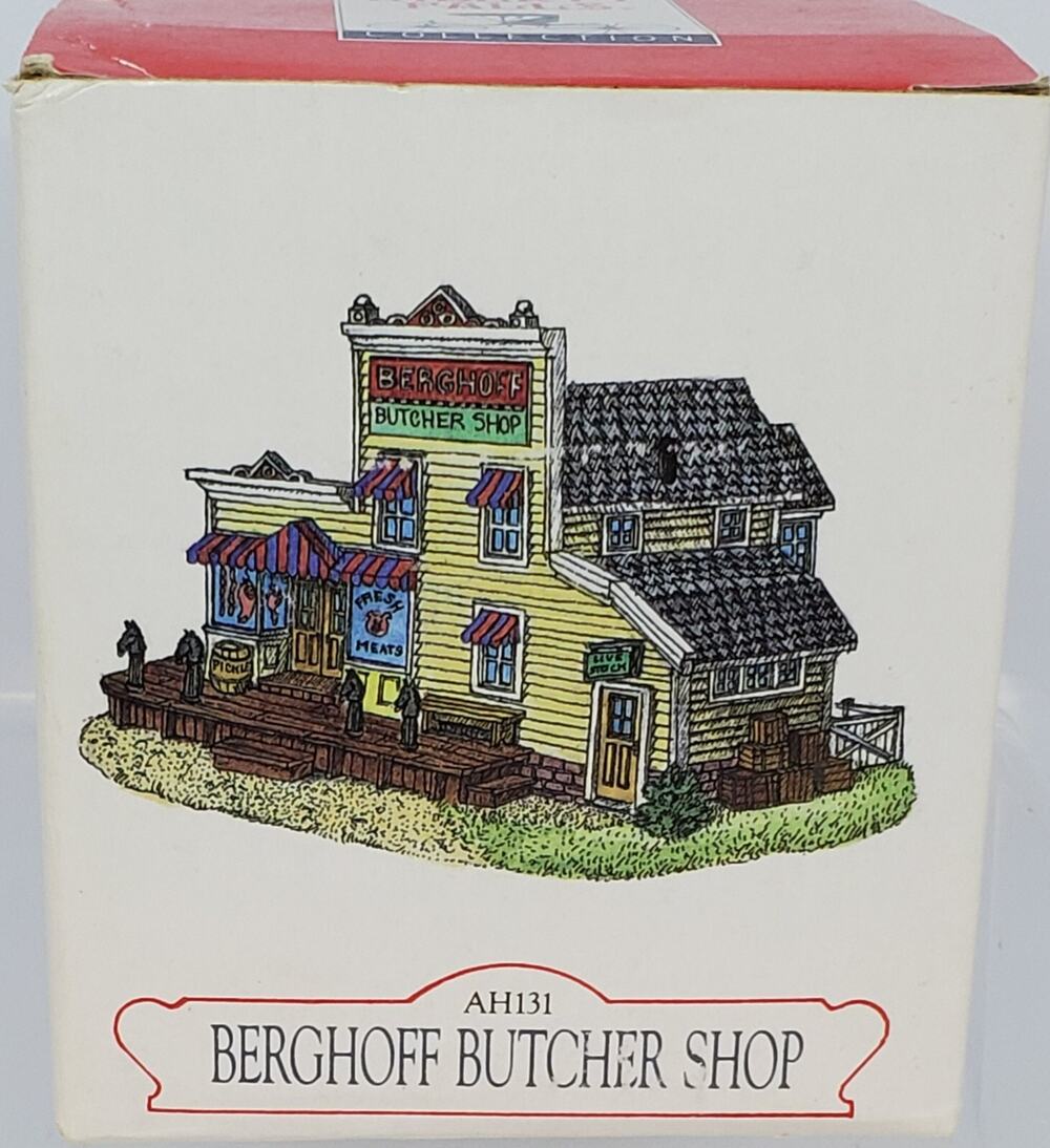 Vintage Liberty Falls Collection AH131 Berghoff Butcher Shop